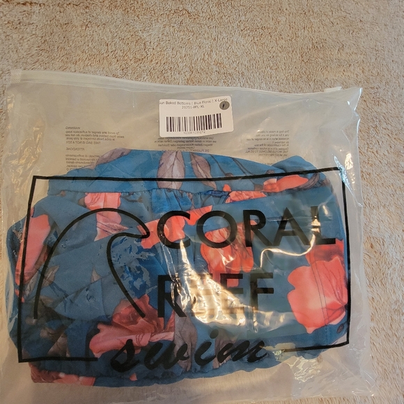 Coral Reef High-Waisted Swim Bottom - Picture 4 of 4